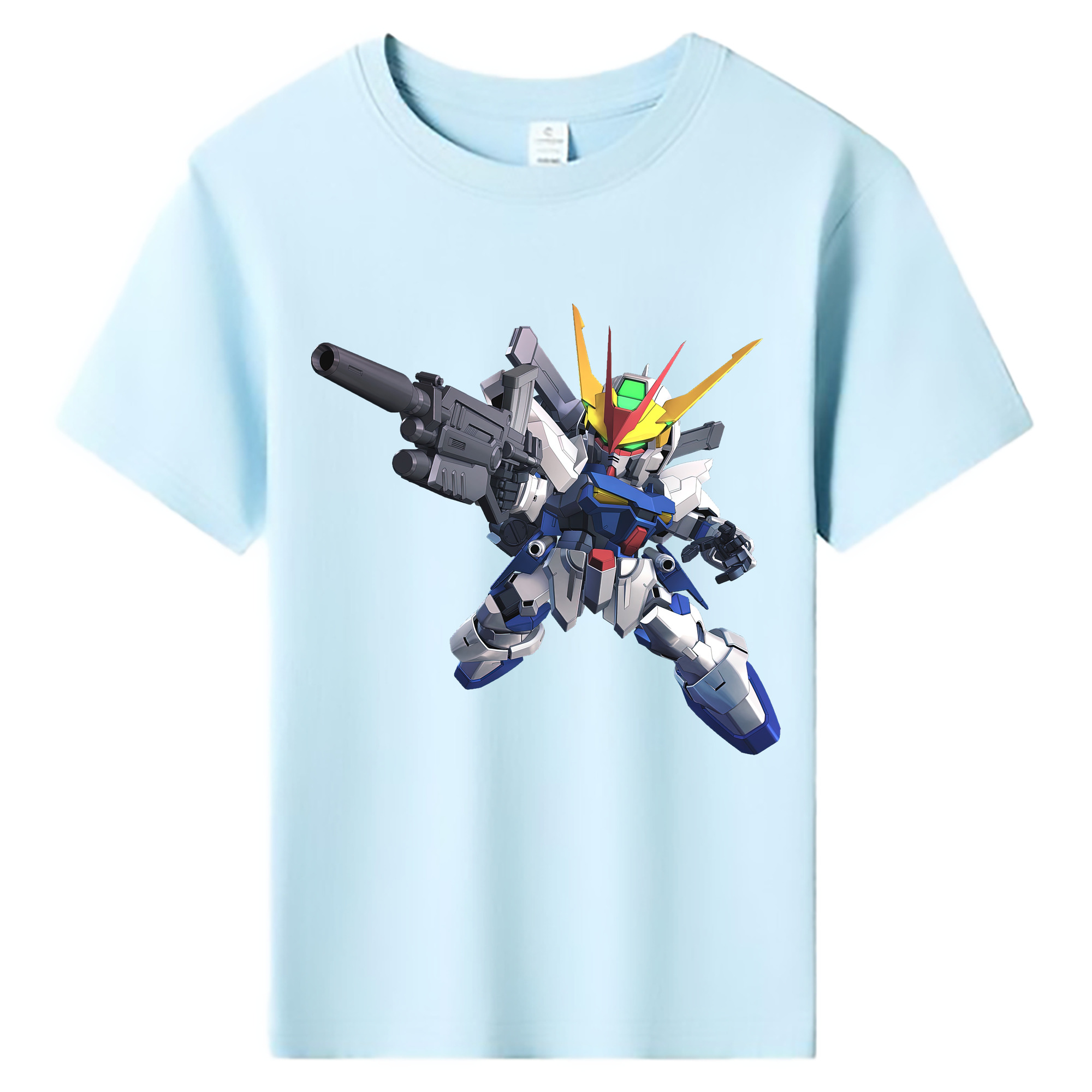 （画像用） 機動戦士ガンダム Mobile Suit Gundam 綿100％キッズTシャツ（フロントプリント）